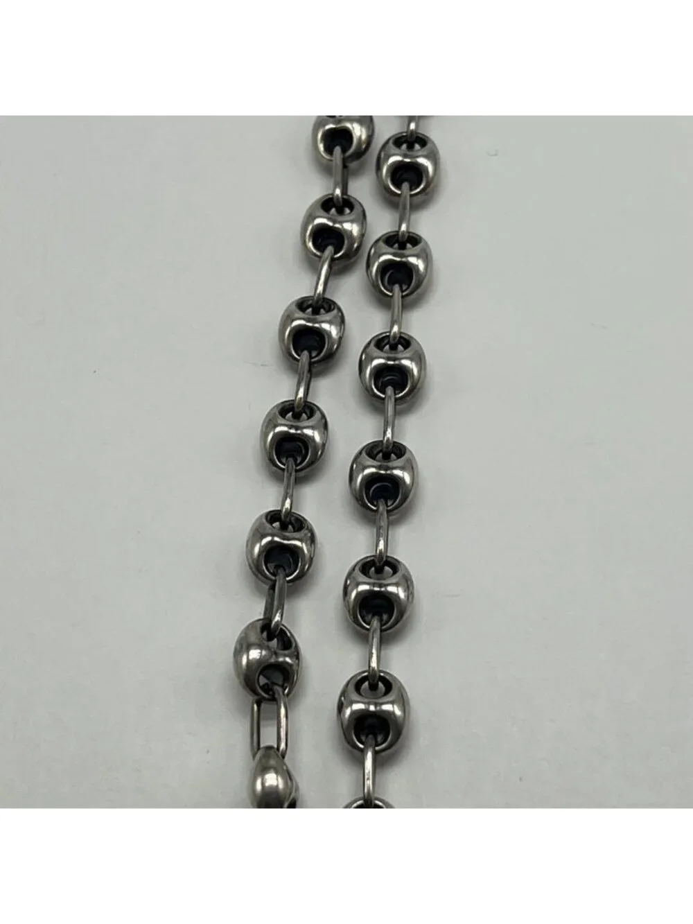 Gucci Marina Chain Whale Tail Necklace 925 Sterling Silver